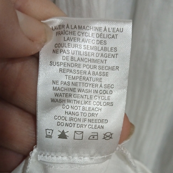 Chic White Ruffle Blouse - Picture 8 of 8